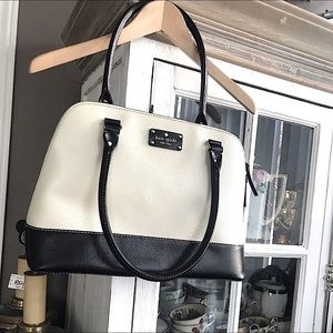 Kate Spade ♠️ Black and White Shoulder Bag